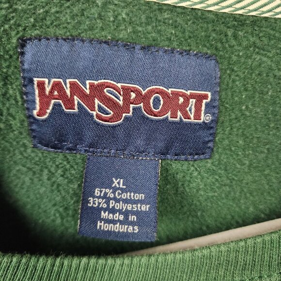 Jansport sz XL men Miami Hurricanes Green Pullover Sweatshirt Football fans - Picture 4 of 9
